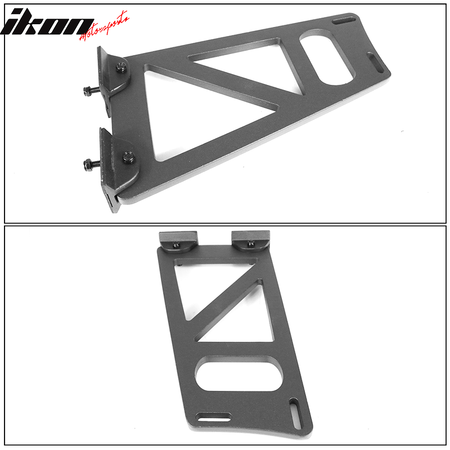 Universal Adjustable V6 Style Roof Spoiler Splitter With Leg - ABS