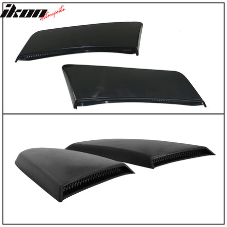 Fits 15-23 Ford Mustang GT Style Rear Fender Scoop& Side Window Louver