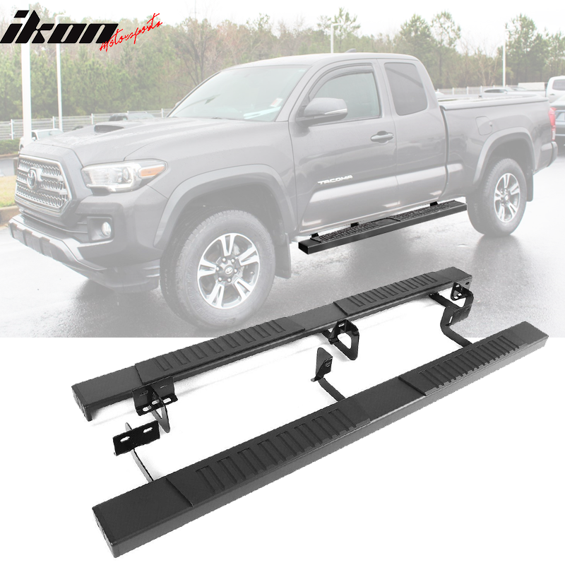 Fits 05-22 Toyota Tacoma Running Boards Side Step Bar 69" Pair