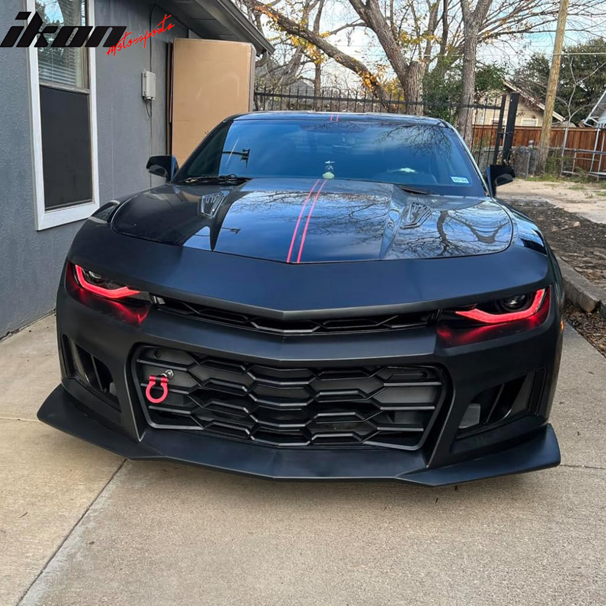 Fit 14-15 Chevy Camaro 5TH to 6TH Gen 1LE Style PP Front Bumper Cover Conversion