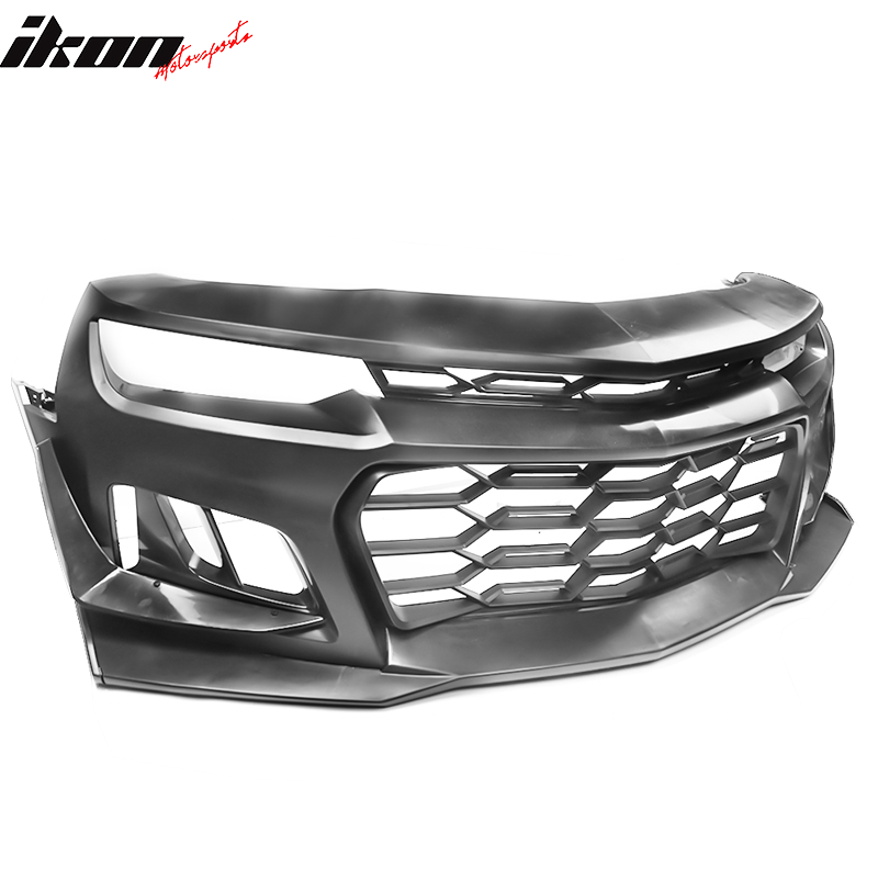 Fits 14-15 Chevy Camaro 1LE Style Front Bumper Conversion + Aluminum Hood Cover