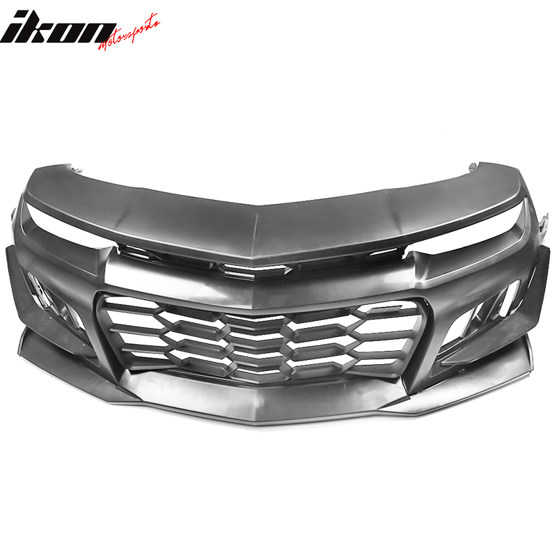 Fit 14-15 Chevy Camaro 5TH to 6TH Gen 1LE Style PP Front Bumper Cover Conversion