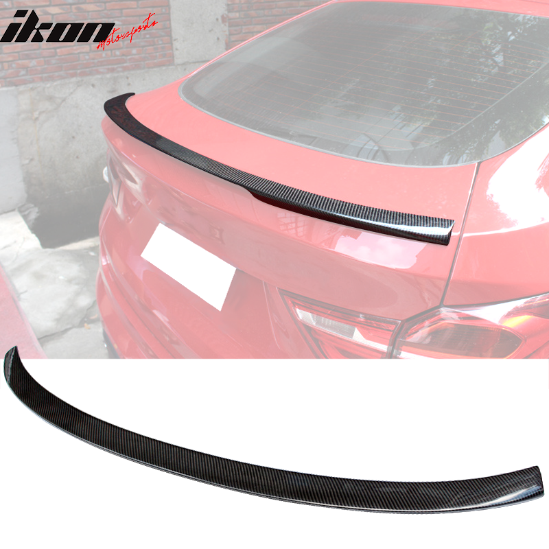 2015-2017 BMW X4 F26 Performance 2 Style Black Rear Trunk Spoiler CF