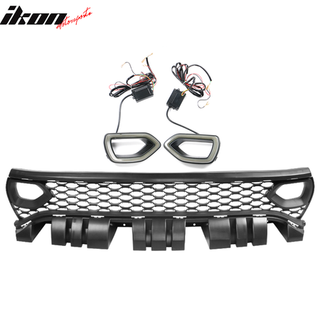 Clearance Sale Fits 15-23 Charger SRT Scat Pack Front Upper Grille LED Lights PP