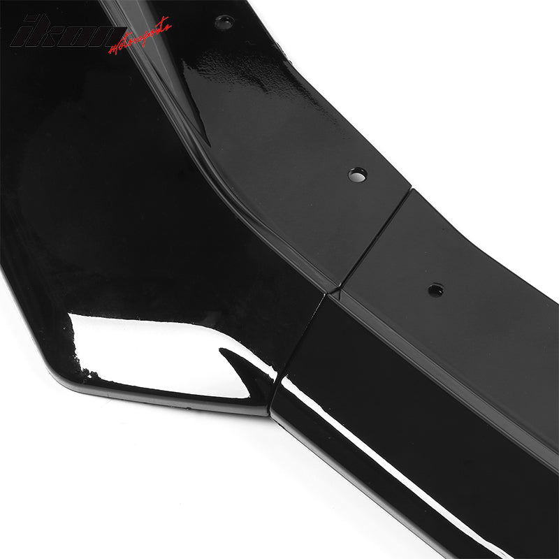 Fits 19-24 Chevy Camaro SS Style PP Front Bumper Cover W/Gloss Black Front Lip