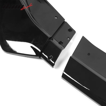 Fits 19-24 Chevy Camaro SS Style PP Front Bumper Cover W/Gloss Black Front Lip