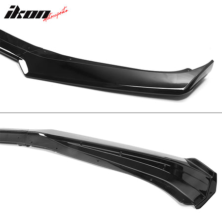 Fits 19-24 Chevy Camaro SS Style PP Front Bumper Cover W/Gloss Black Front Lip