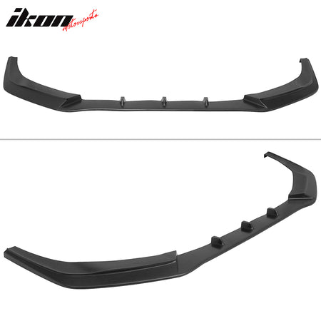 Fits 14-16 Scion TC Front Bumper Lip + Front Winglets IKON V3 Style Unpainted PU