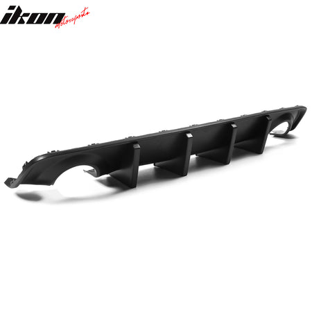 Fits 15-23 Charger Rear Bumper Conversion w/ Matte Black Rear Diffuser Lip PP