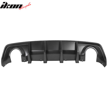 Fits 15-23 Charger Rear Bumper Conversion w/ Matte Black Rear Diffuser Lip PP