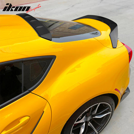 Fit 20-23 Toyota GR Supra MK5 J29 Painted #202 Black TRD Trunk + V2 Roof Spoiler