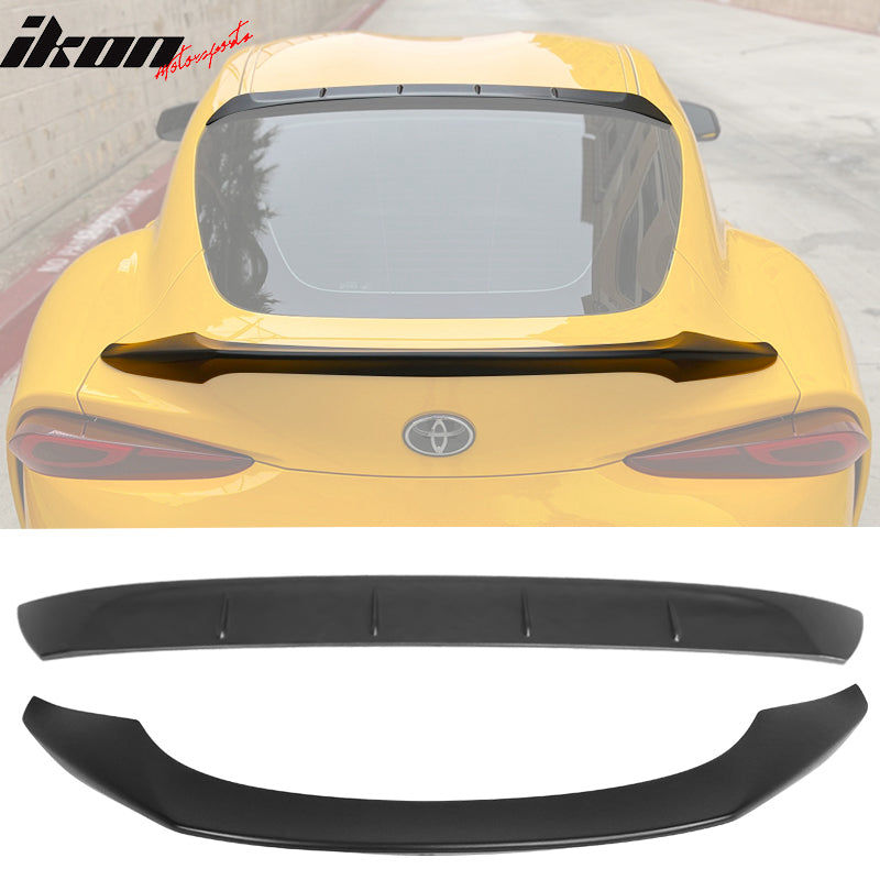 2020-2023 Toyota GR Supra MK5 J29 Matte TRD Rear Trunk + Roof Spoiler