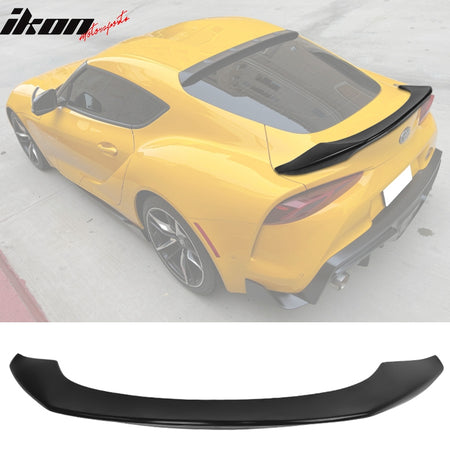 Fits 20-23 Toyota GR Supra 5th MK5 Unpainted TRD Style Rear Trunk + Roof Spoiler