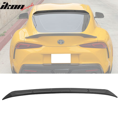 Fits 20-23 Toyota GR Supra MK5 Painted #202 Black TRD Style Trunk + Roof Spoiler