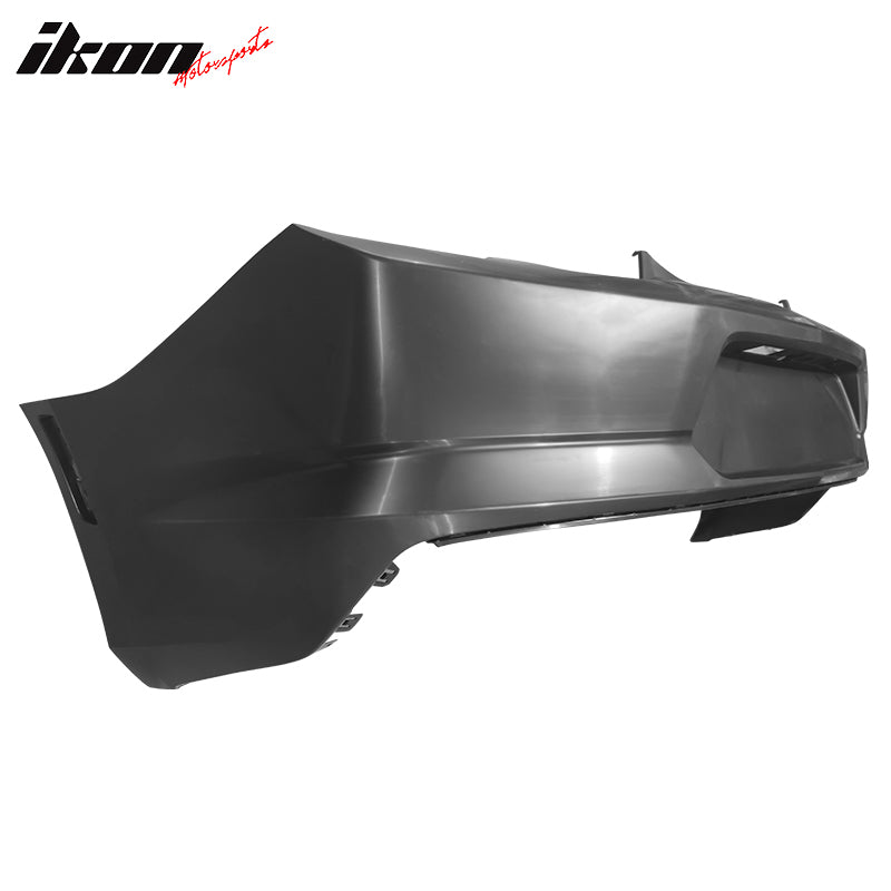 Fits 19-24 Camaro OE Style Replacement Rear Bumper Cover w/ IKON Matte Diffuser