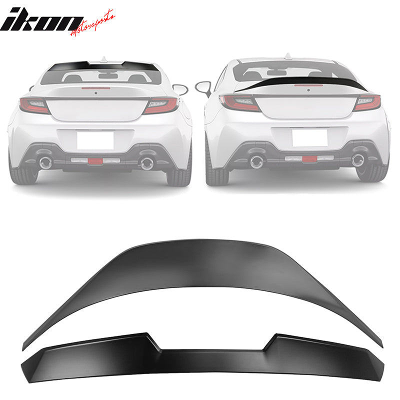 2022-2024 Subaru BRZ GR86 Unpainted V Roof + TRD Trunk Spoiler ABS