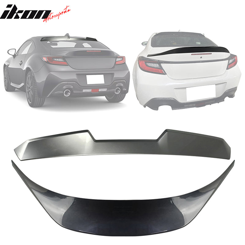 2022-2024 Subaru BRZ GR86 #P8Y Gray V Roof + TRD Trunk Spoiler ABS