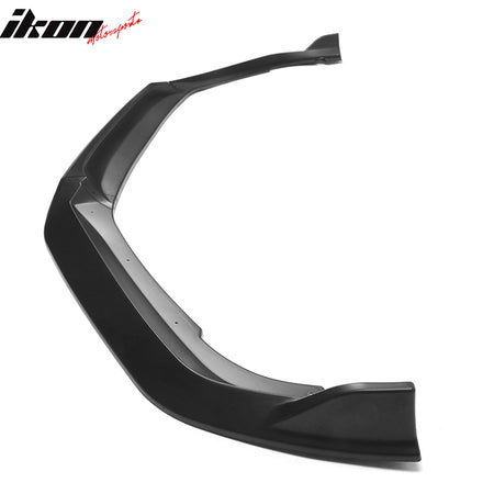 IKON MOTORSPORTS, Front Bumper Lip Compatible With 2021-2022 Honda Accord, 3PCS Front Bumper Lip Spoiler Air Dam Chin Splitter Bodykit IKON V4 Style PP Polypropylene