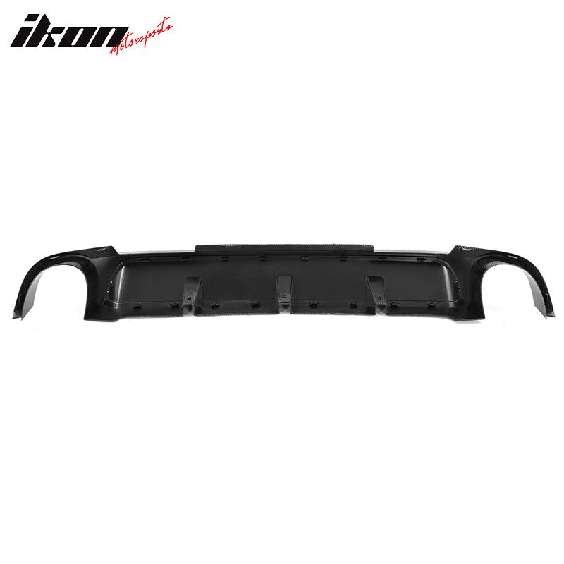 Fits 13-14 Ford Mustang V6 GT PP Rear Diffuser Lip W/ Fin