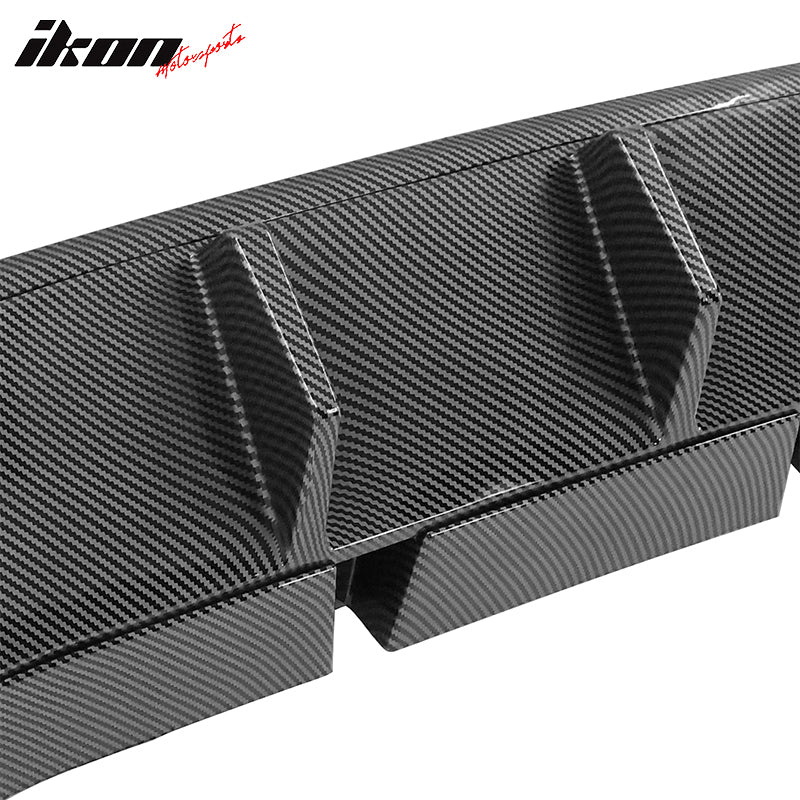 Fits 13-14 Ford Mustang V6 GT PP Rear Diffuser Lip W/ Fin