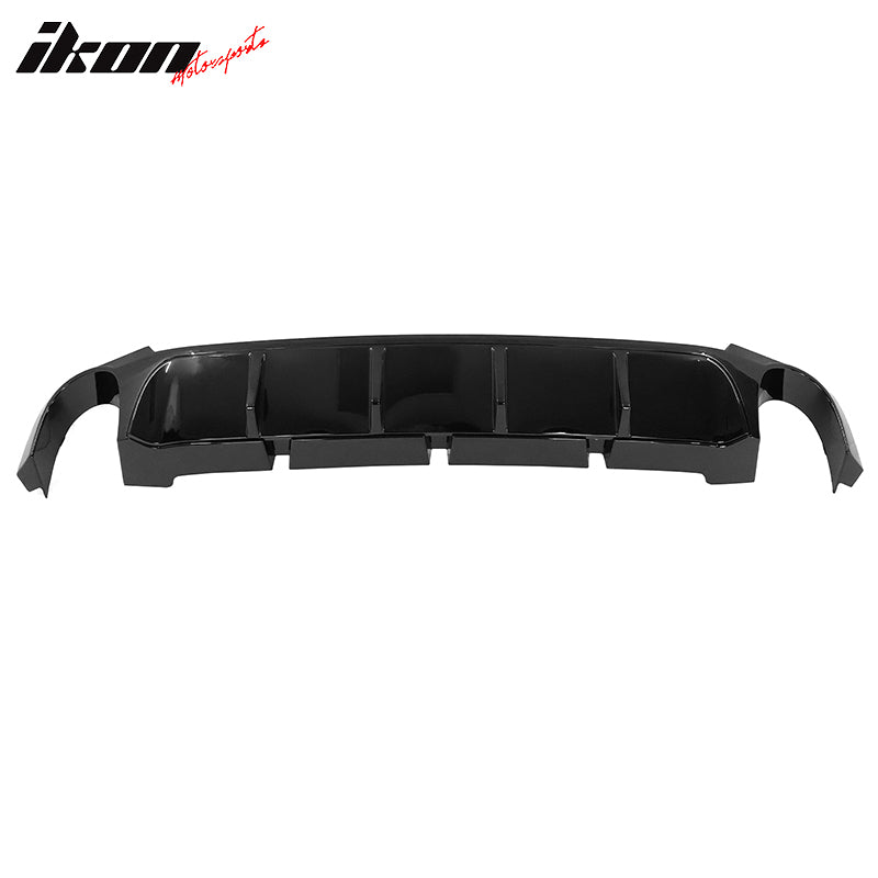 Fits 13-14 Ford Mustang V6 GT PP Rear Diffuser Lip W/ Fin