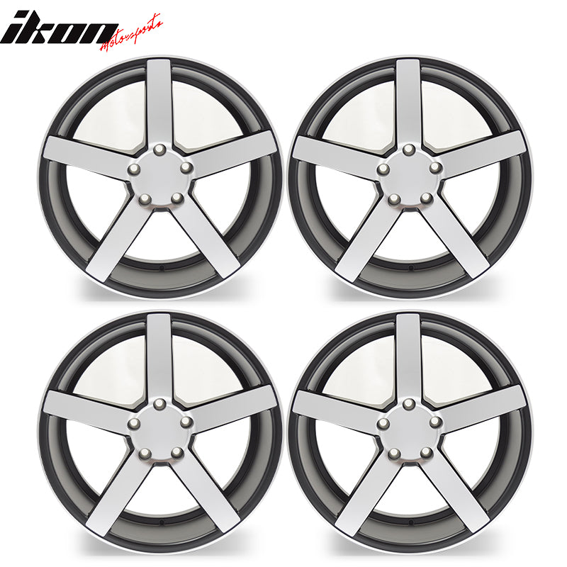 4PCS 19X8.5 +35 5X120 5 Spoke Wheels/Rims For Acura BMW Chevy Honda Le