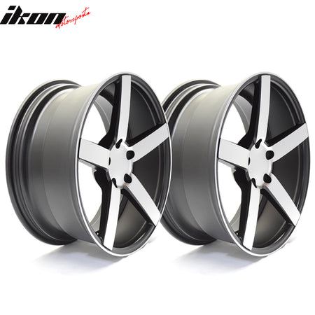 4PCS 19X8.5 +35 5X120 5 Spoke Wheels/Rims For Acura BMW Chevy Honda Lexus Toyota