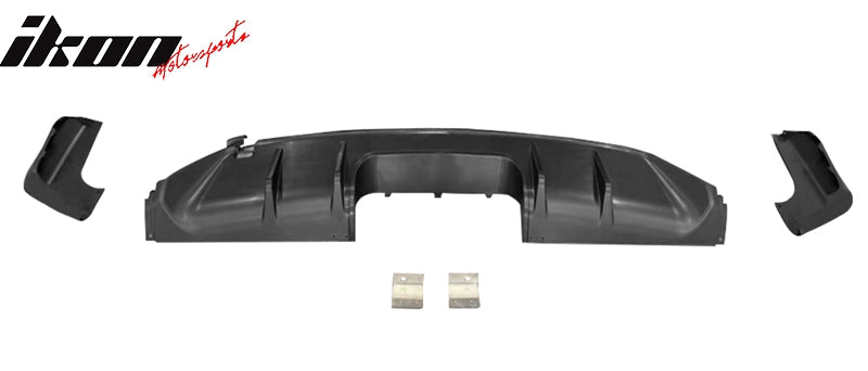 Fits 22-24 Honda Civic LX Sport Rear Bumper Type R Style +Diffuser +Exhaust Pipe