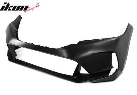 Fits 22-24 Civic Sedan Type R Style Front Bumper Cover PP + Upper Grille + Trim