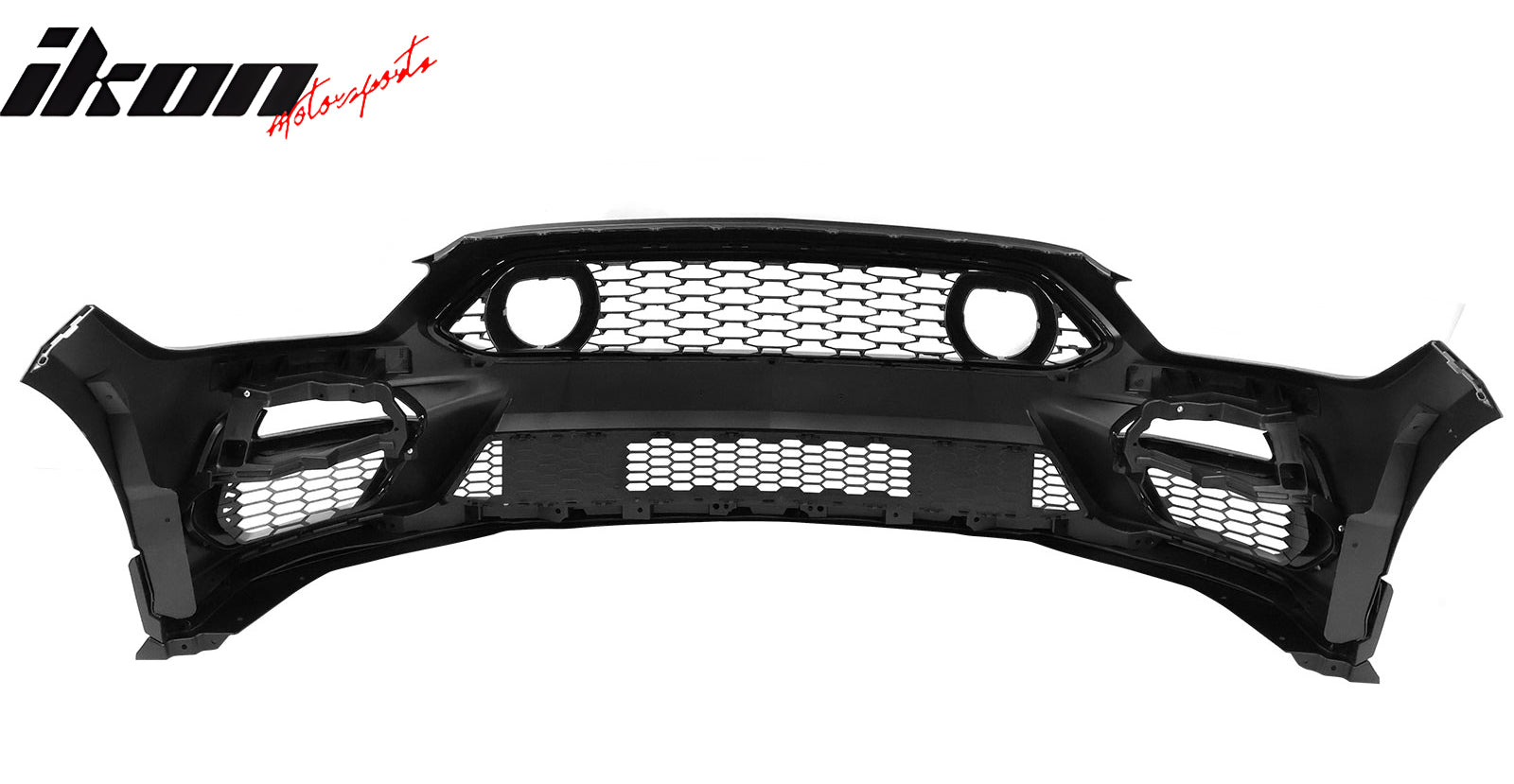 Fits 15-17 Ford Mustang EcoBoost GT LED Grille Front Bumper Cover Mach 1 Style