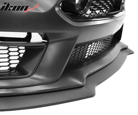 Fits 15-17 Ford Mustang EcoBoost GT LED Grille Front Bumper Cover Mach 1 Style