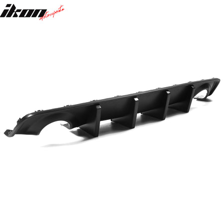 Fits 20-23 Charger Widebody IKON PP Matte Black Rear Diffuser + Apron Spats - PP