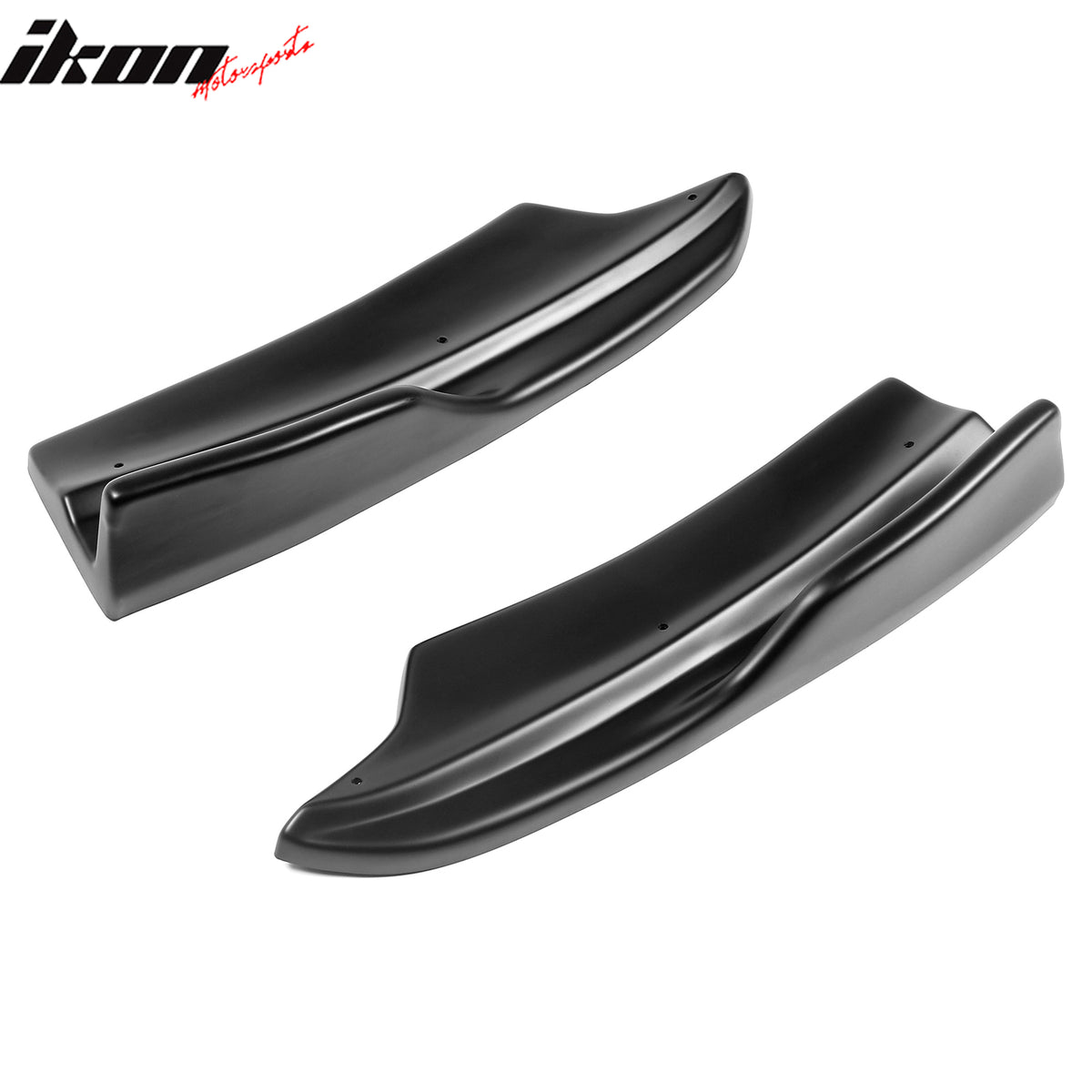 Fits 20-23 Charger Widebody IKON PP Matte Black Rear Diffuser + Apron Spats - PP