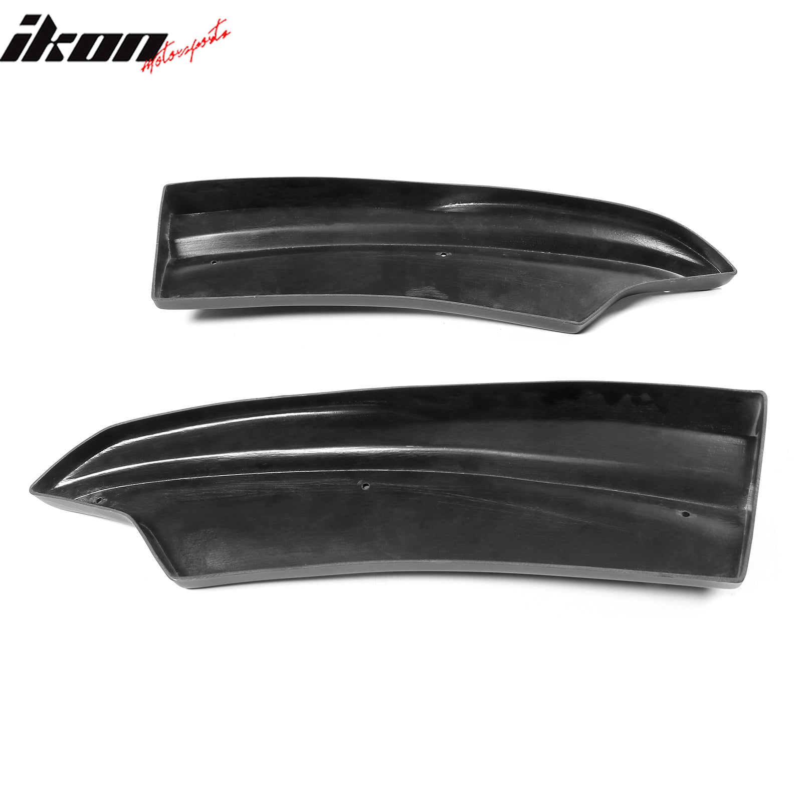 Fits 20-23 Charger Widebody IKON PP Matte Black Rear Diffuser + Apron Spats - PP