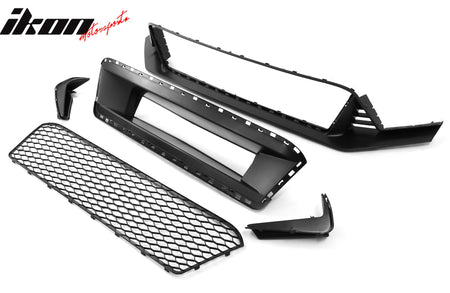 For 22-24 Honda Civic Type R Style Front Bumper Cover PP +Lower Grill +Undertray