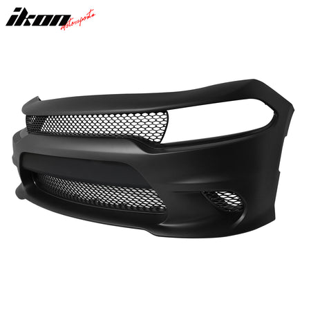 For 15-23 Charger Sedan 15 SRT Hellcat Style Front Bumper Conversion Replacement