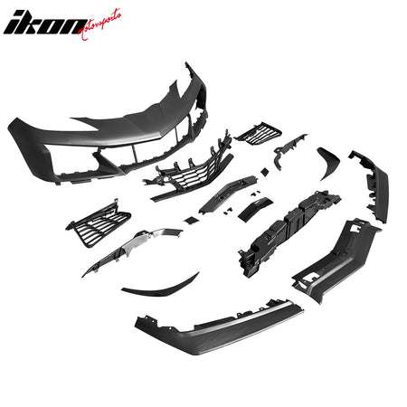 Fits 20-25 Chevy Corvette Front Bumper Cover Z06 Z07 Style Conversion Unpainted