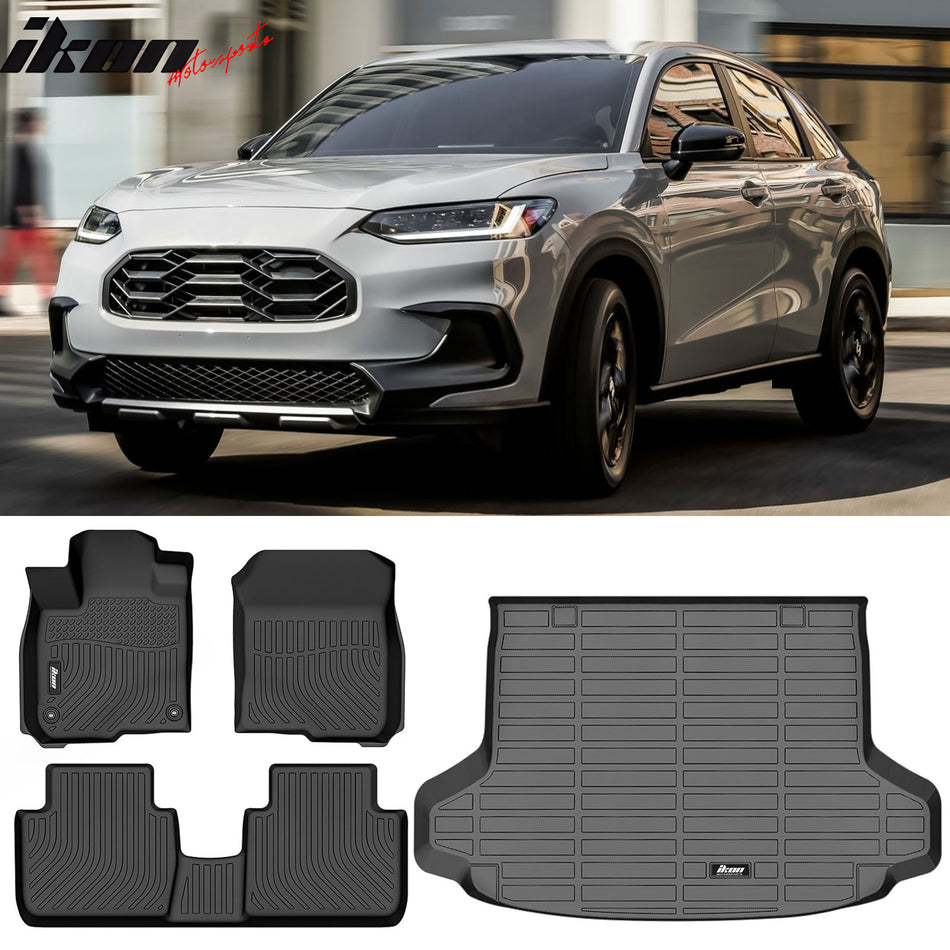 2023-2024 Honda HR-V Floor Mat+Trunk Mat All Weather Liner TPE