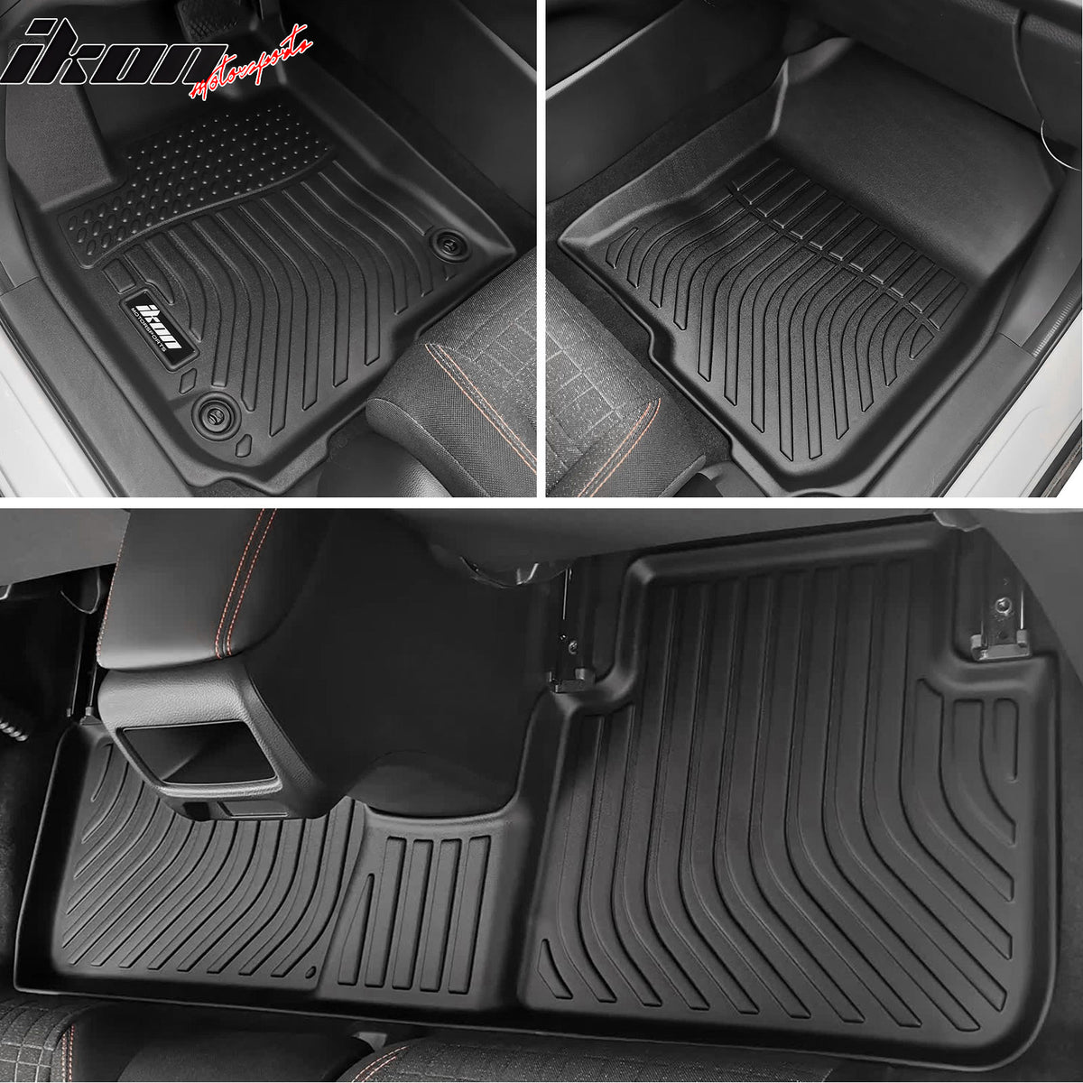 Fits 23-24 Honda HR-V All Weather Floor Mats Carpet & Rear Trunk Cargo Liner TPE