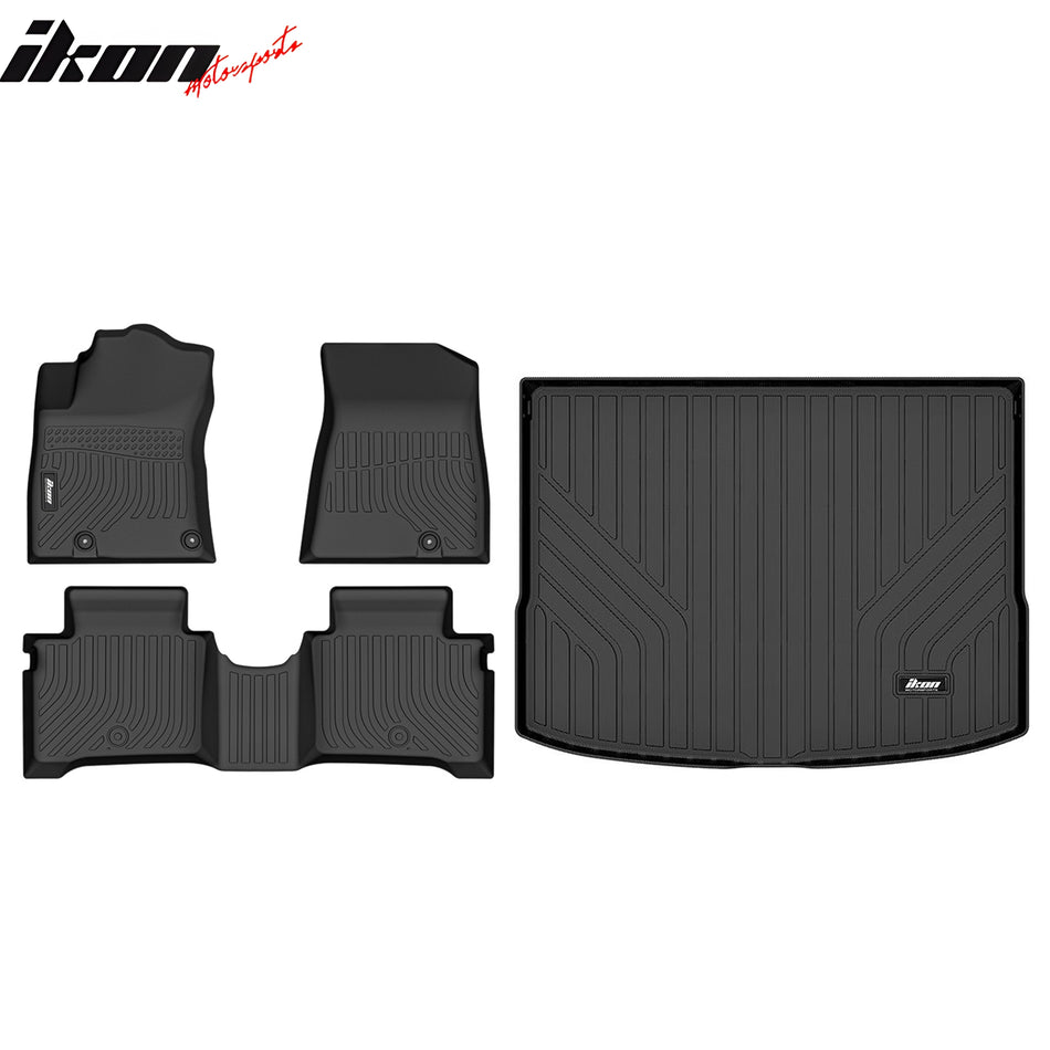 2023-2024 Kia Niro All Weather 3D Floor Mats Carpets TPE + Trunk Mat