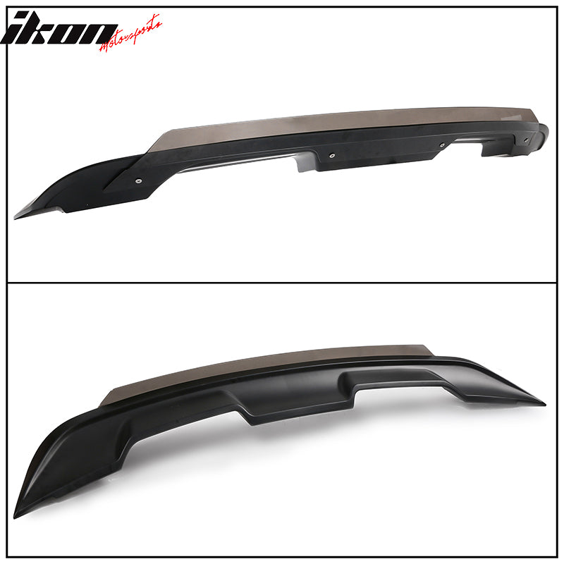 Fits 15-23 Mustang Coupe 2DR GT500 Matte Black Trunk Spoiler Wing W/ Gurney Flap