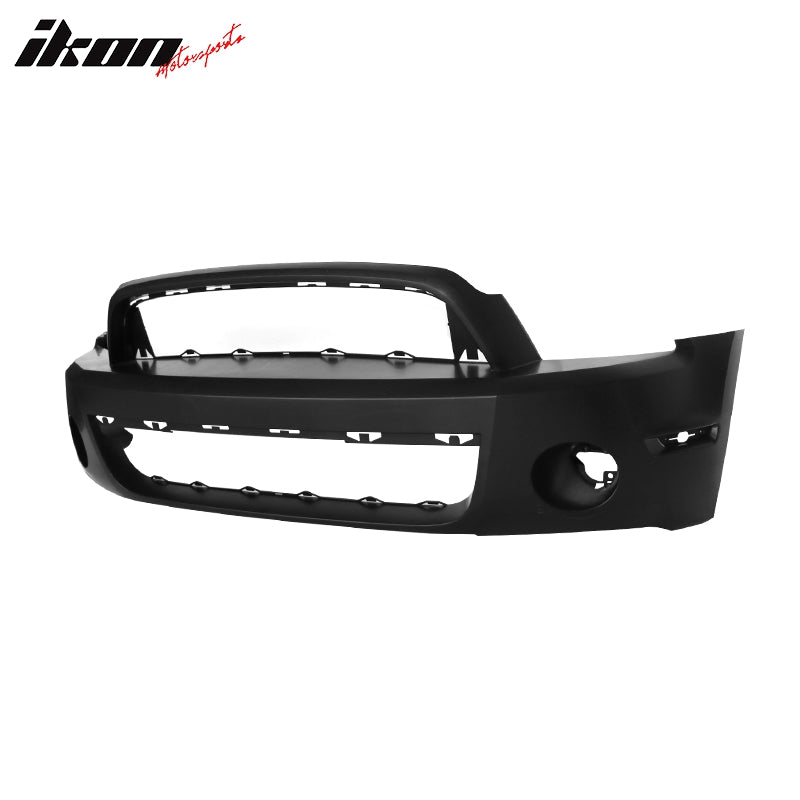 Fits 10-14 Ford Mustang Front Bumper Cover GT500 Conversion w/ Hood Grille Lip