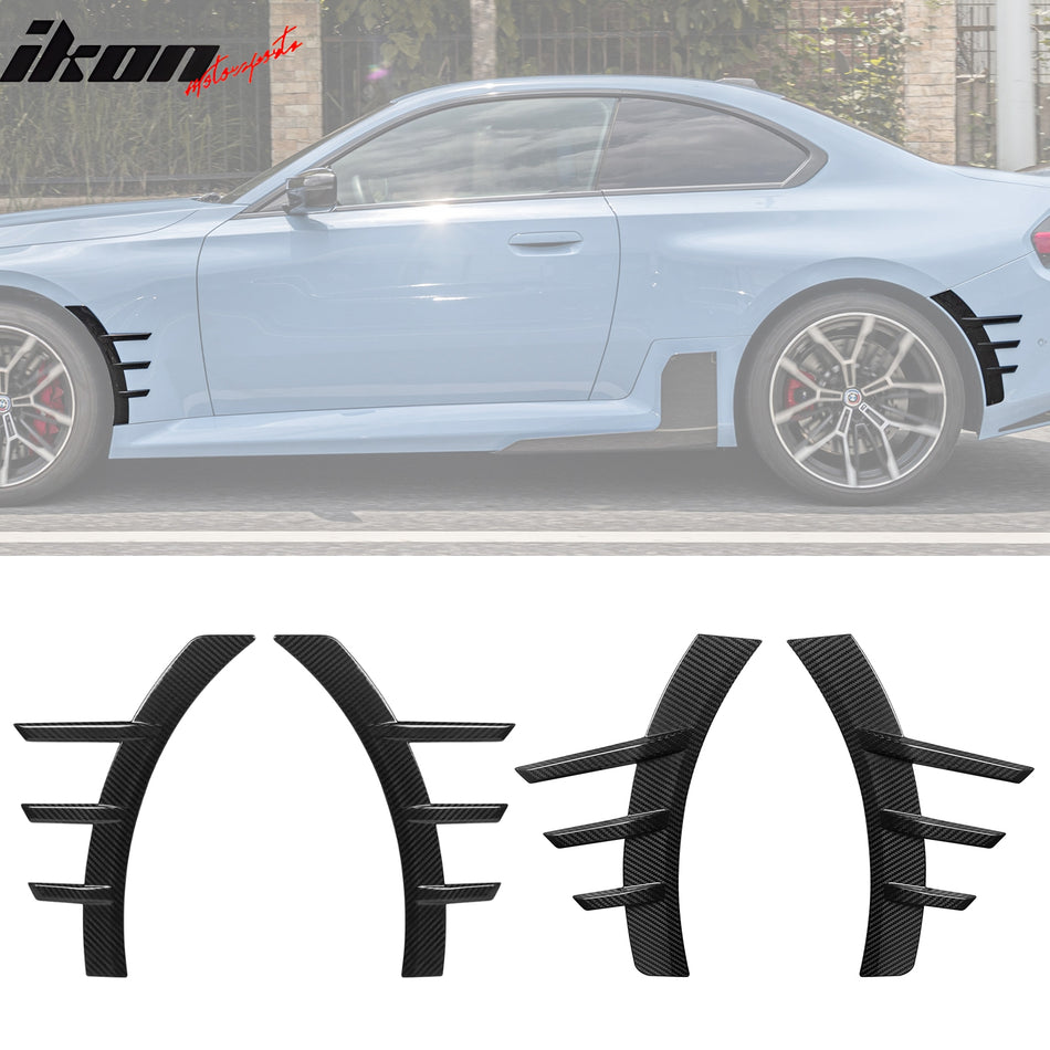 2023-2024 BMW G87 M2 M Performance Front Rear Spats Dry Carbon Fiber