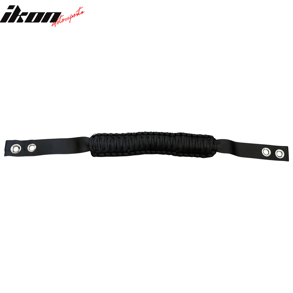 Fits 21-23 Ford Bronco 2/4Dr 2PC Nylon Roll Bar Grab Handles Paracord Grip