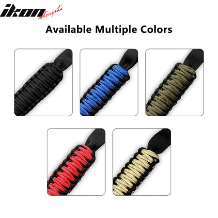 For 21-23 Ford Bronco 4PCS Nylon Roll Bar Grab Handles Paracord Grip Handle