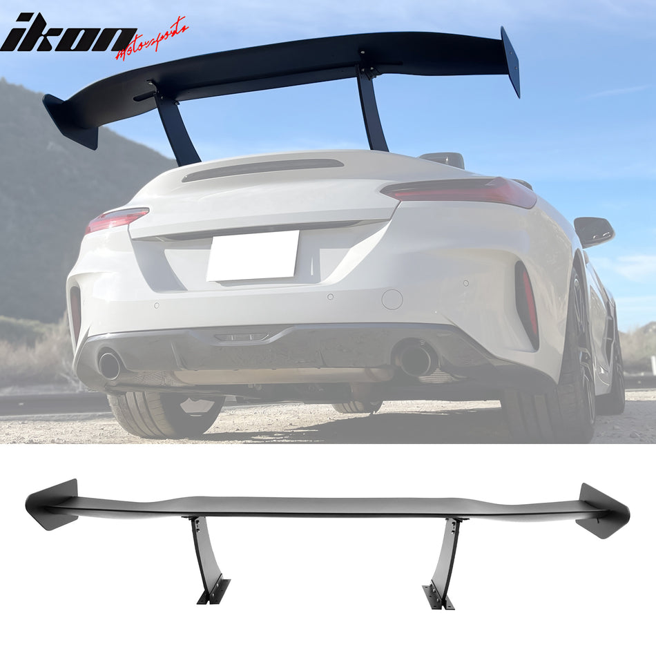 Universal 61'' GT Trunk Spoiler V1 Brackets V4A Legs + Side Plates ABS