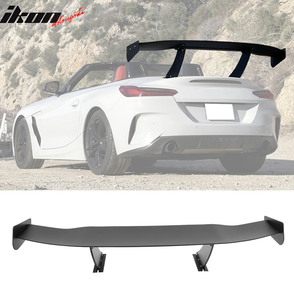 Universal 57'' GT Trunk Spoiler V1 Brackets V4A Legs + V4C Plates ABS