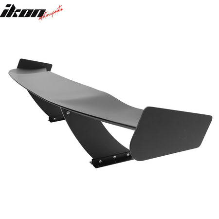 Universal 65" GT Trunk Spoiler Adjustable Rear Racing Wing (V4A Leg + V4C Plate)