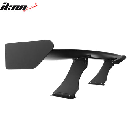 Universal 61" GT Trunk Spoiler Adjustable Rear Racing Wing (V4B Leg + V4A Plate)