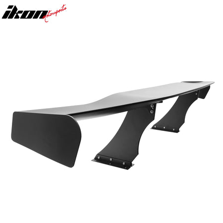 Universal 57" GT Trunk Spoiler Adjustable Rear Racing Wing (V4B Leg + V4C Plate)